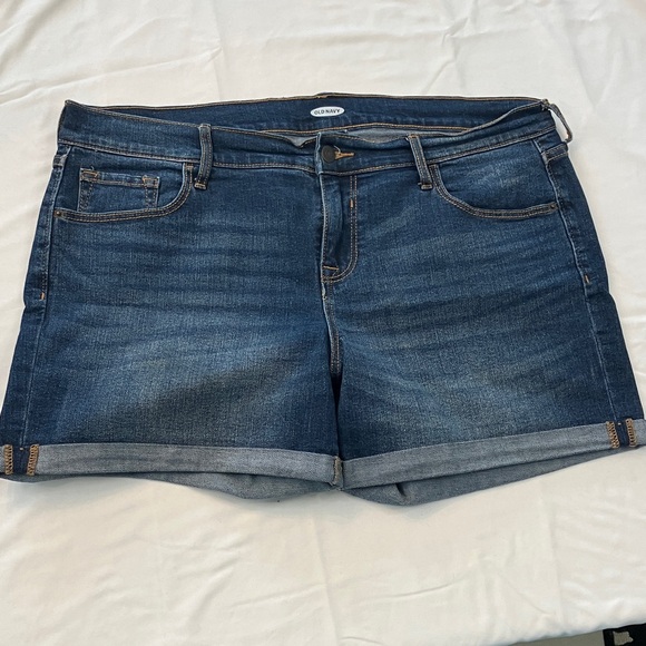 Old Navy Pants - Old Navy Dark Blue Jean Shorts
